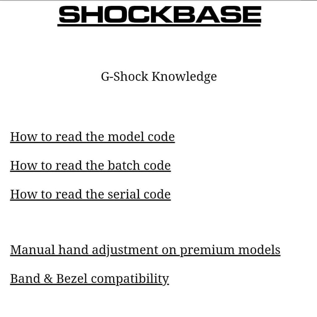 Knowledge Page – Shockbase Blog