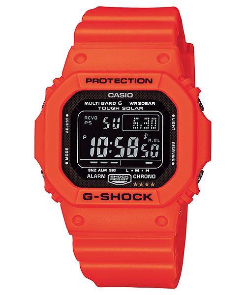 G-SHOCK GW-M5610 電波 ソーラー スピード レスキュー オレンジ 腕時計 ...