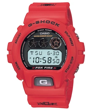 日本未入荷 G-SHOCKスラッシャー赤 DW-6900H-4T 腕時計(デジタル 