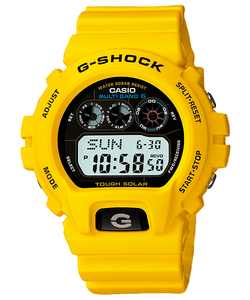 希少 極美品 G-SHOCK GW-6900A イエロー ブラック 電波ソーラー-