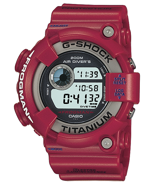 CASIO G-SHOCKフロッグマンDW-8201GF-4JFレッドメタリック-