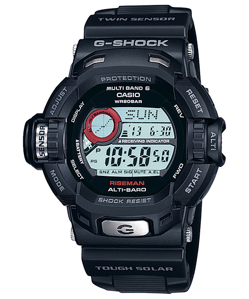 極美品G-SHOCK GW-9200BPJ RISEMANライズマン電波ソーラー-