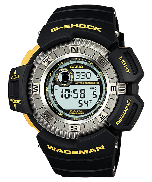 G-Shock Wademan DW-9800 Digital Compass厚さ約17mm