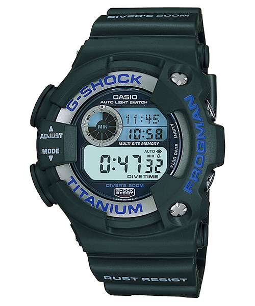 稀少》CASIO G-SHOCK DW-9900 BLUE FROGMAN - 腕時計(デジタル)