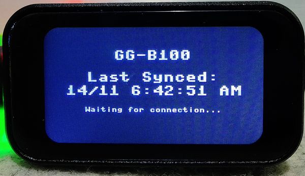 ESP32 Bluetooth G-Shock Time Server